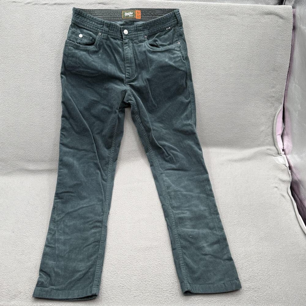Howler Brothers Pants Mens 33x32 (Fits 32/31) Green Frontside 5 Pocket Corduroy